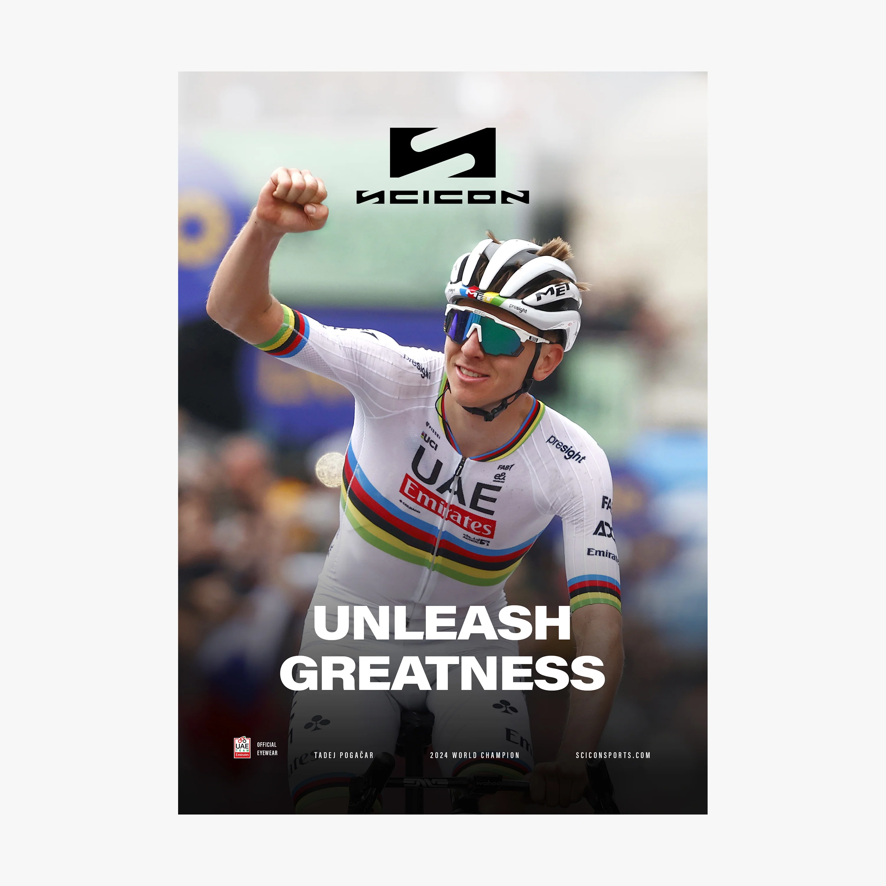 Pogačar Fabric Banner – Limited Edition Champion Series