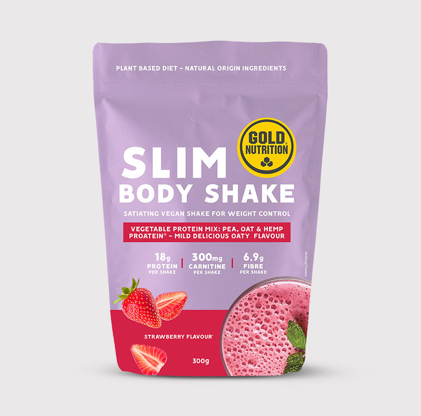 Slim Body Shake protein powder blend with pea, oat, and hemp protein