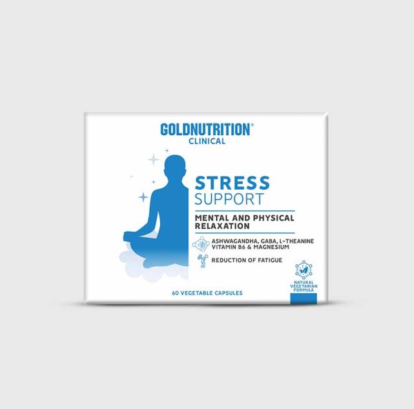 Stress Support supplement with Ashwagandha and GABA to reduce anxiety and improve mood