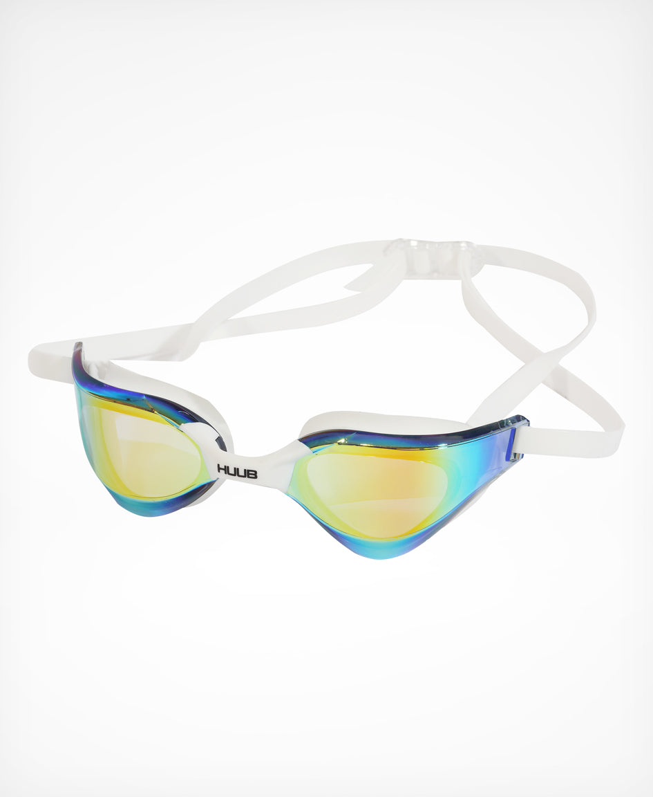 HUUB Lurz Swim Goggle – ultra-slim, light, mirrored lens, peripheral vision, Thomas Lurz signature